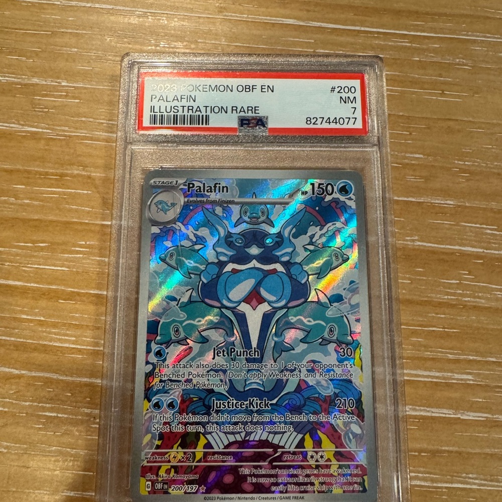 Palafin Illustration Rare Pokémon Card